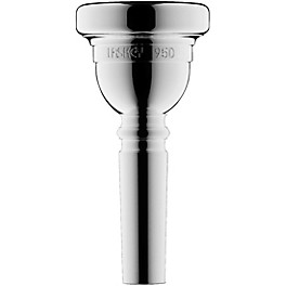 Laskey Classic Series Large Shank Bass Trombone Mouthpiece in Silver