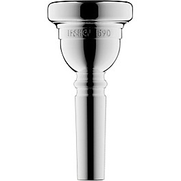 Laskey Classic Series Large Shank Trombone Mouthpiece in Silver