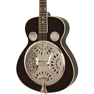 Rogue Classic Spider Resonator Black Roundneck