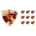 Pick Boy Classic T-Shell Triangle Cellulose Vintage Guitar Picks .75 mm 10 Pack