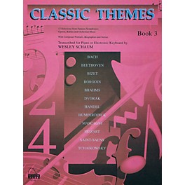 SCHAUM Classic Themes, Bk 3 Educational Piano Series Softcover