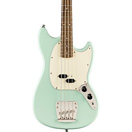 Blemished Squier Classic Vibe '60s Mustang Bass Guitar Level 2 Surf Green 197881194352