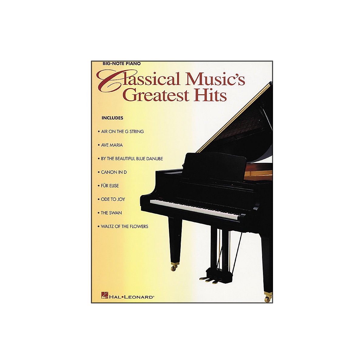 Hal Leonard Classical Music Greatest Hits for Big Note Piano | Guitar ...