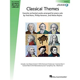 Hal Leonard Classical Themes - Level 4 Piano Library Series Book Audio Online