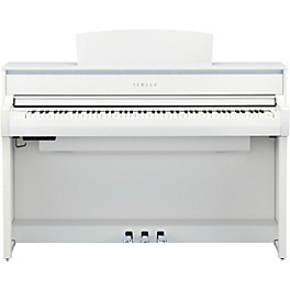Blemished Yamaha Clavinova CLP-775 Console Digital Piano with Bench Level 2 Matte White 197881087326