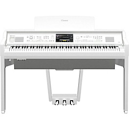 Yamaha Clavinova CVP-809 Console Digital Piano With Bench Polished White
