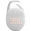 JBL Clip 5 Portable speaker with Bluetooth, built-in battery, waterproof and dustproof feature White