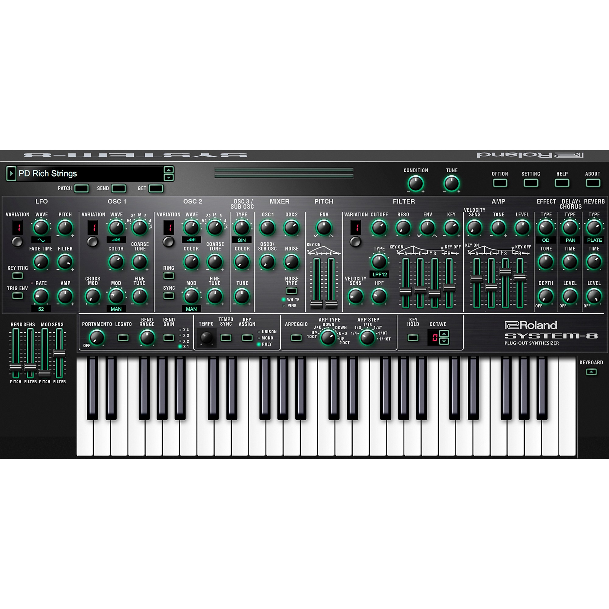Roland Cloud Cloud SYSTEM8 Software Synthesizer (Download) Guitar Center
