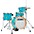 TAMA Club-JAM Flyer 4-Piece Shell Pack With 14" Bass Drum Aqua Blue