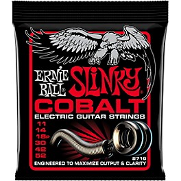 Ernie Ball Cobalt Burly Slinky Electric Guitar Strings 11-52 Gauge