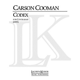 Lauren Keiser Music Publishing Codex (Double Bass Solo) LKM Music Series Composed by Carson Cooman