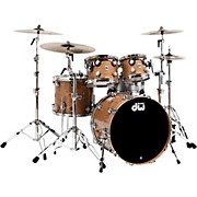 Collector's Cherry 4-Piece Lacquer Custom Shell Pack Natural With Chrome Hardware