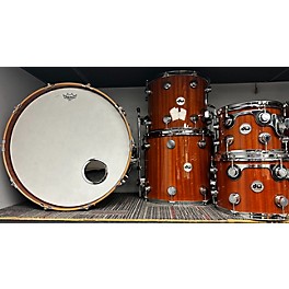 Used DW Collector's Cherry/Mahogany Drum Kit