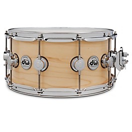 DW Collector's SSC Maple Satin Oil Snare Drum with Chrome Hardware 14 x 6.5 in. Natural