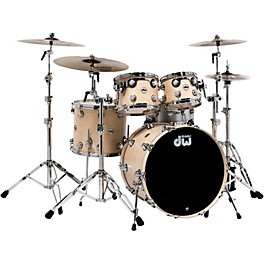 DW Collector's Series 4-Piece Shell Pack Natural Maple Chrome Hardware