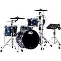 DWe Collector's Series DrumLink 4-Piece Acoustic-Electronic Drum Set with WT-10 Triggers an... Midnight Blue Metallic Lacquer