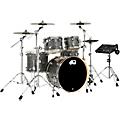 DWe Collector's Series DrumLink 5-Piece Acoustic-Electronic Drum Set with V71 Sound Module - Black Galaxy Finish Ply