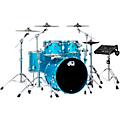 DWe Collector's Series DrumLink 5-Piece Acoustic-Electronic Drum Set with V71 Sound Module - Laser Blue Metallic Lacquer