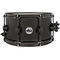 DW Collector's Series Satin Black Over Brass Snare Drum With Black Nickel Hardware 13 x 7 in.