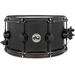 DW Collector's Series Satin Black Over Brass Snare Drum With Black Nickel Hardware 13 x 7 in.