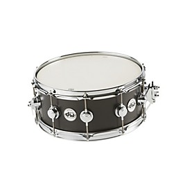 Open Box DW Collector's Series Satin Oil Snare Drum Level 1 Ebony with Chrome Hardware 14x6