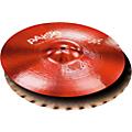 Paiste Color Sound 900 Sound Edge Hi-Hat Cymbal, Red 14 in. Pair