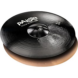 Paiste Colorsound 900 Hi Hat Cymbal Black 14 in. Top