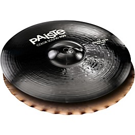 Paiste Colorsound 900 Sound Edge Hi Hat Cymbal Black 14 in. Top