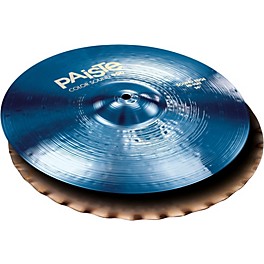 Paiste Colorsound 900 Sound Edge Hi Hat Cymbal Blue 14 in. Top