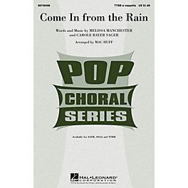 Hal Leonard Come in from the Rain TTBB A Cappella arranged by Mac Huff