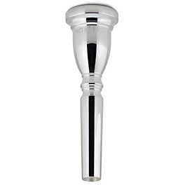 Bach Commercial Series Shallow Cup Trumpet Mouthpiece in Silver