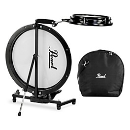 Blemished Pearl Compact Traveler 2-Piece Drum Kit with Bag Level 2 Black 197881314347