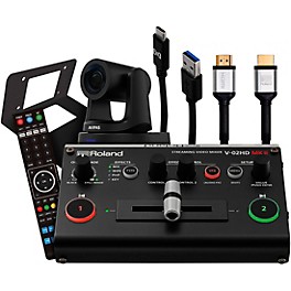 Roland Complete Broadcast Video Streaming System with PTZ Camera