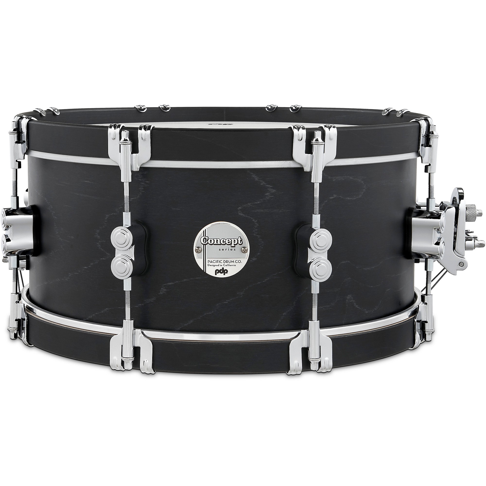 PDP by DW Concept Classic Snare Drum with Wood Hoops 14 x 6.5 in. Ebony