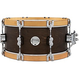 14 x 6.5 in. Walnut/Natural Hoops