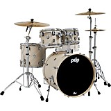 PDP by DW Concept Maple 4-Piece Shell Pack with Chrome Hardware Twisted Ivory