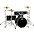 PDP by DW Concept Maple 7-Piece Shell Pack With Chrome Hardware Satin Black