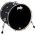 PDP by DW Concept Maple Bass Drum with Chrome Hardware 22 x 18 in. Satin Black