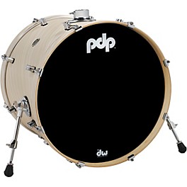 PDP by DW Concept Maple Bass Drum with Chrome Hardware 22 x 18 in. Twisted Ivory