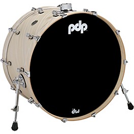 PDP by DW Concept Maple Bass Drum with Chrome Hardware 24 x 14 in. Twisted Ivory