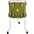 PDP by DW Concept Maple Floor Tom with Chrome Hardware 16 x 14 in. Satin Olive
