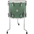 PDP by DW Concept Maple Floor Tom with Chrome Hardware 16 x 14 in. Satin Seafoam