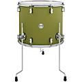 PDP by DW Concept Maple Floor Tom with Chrome Hardware 18 x 16 in. Satin Olive
