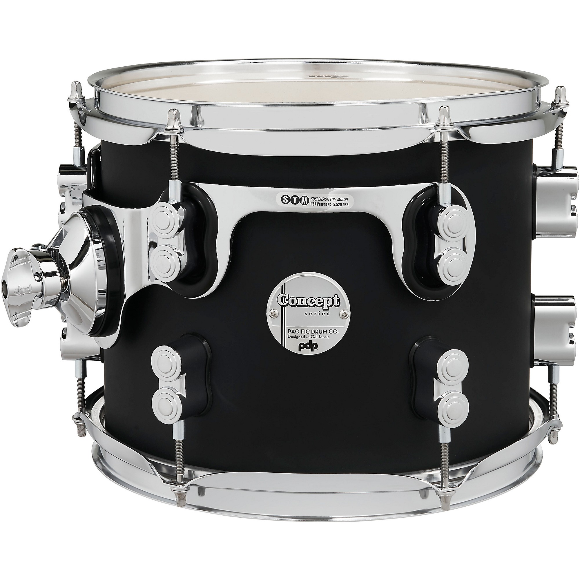PDP by DW Concept Maple Rack Tom with Chrome Hardware 10 x 8 in. Satin