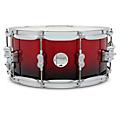 PDP by DW Concept Maple Snare Drum With Chrome Hardware 14 x 6.5 in. Red to Black Fade