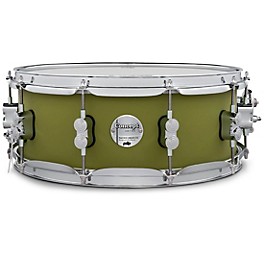 PDP by DW Concept Maple Snare Drum with Chrome Hardware 14 x 5.5 in. Satin Olive