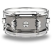 Concept Series Black Nickel Over Steel Snare Drum 12x6 Inch