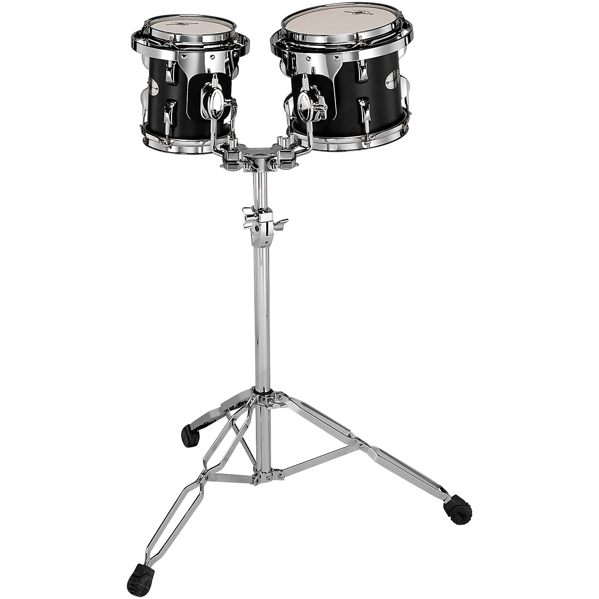 Black Swamp Percussion Concert Black Concert Tom Set with Stand 6 and 8