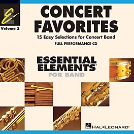 Hal Leonard Concert Favorites Vol. 2 - Full Performance CD Concert Band Level 1-1.5 Arranged by Michael Sweeney