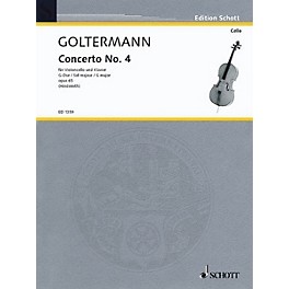 Schott Concerto No. 4 in G Major, Op. 65 Schott Series Composed by Georg Goltermann Arranged by Paul Hindemith